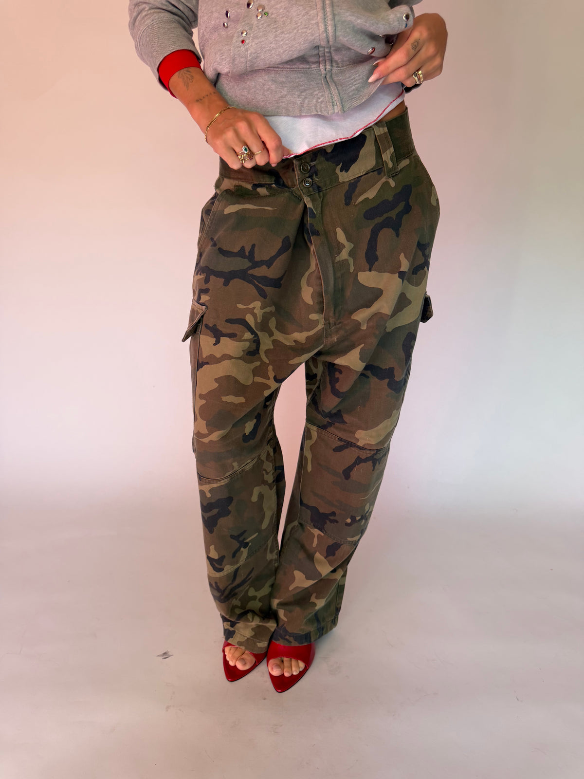 VINTAGE CAMO CARGO PANTS
