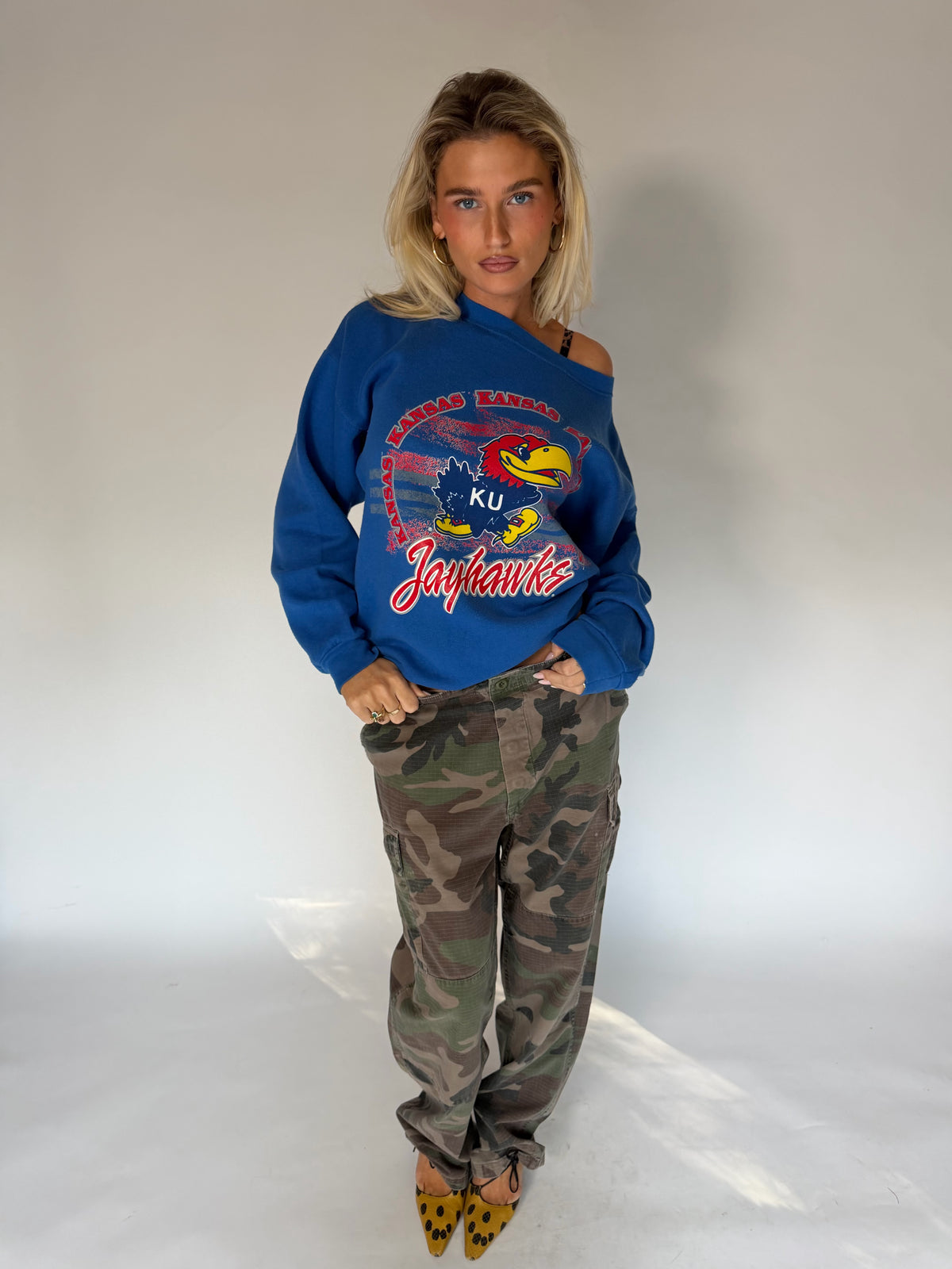 VINTAGE KANSAS JAYHAWKS SWEATER