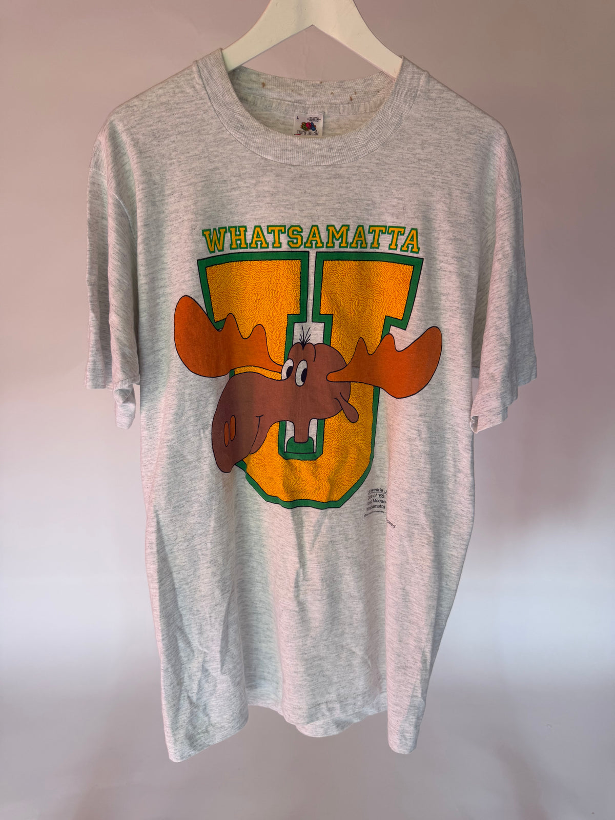 VINTAGE WHATSAMATTA U MOOSE TEE