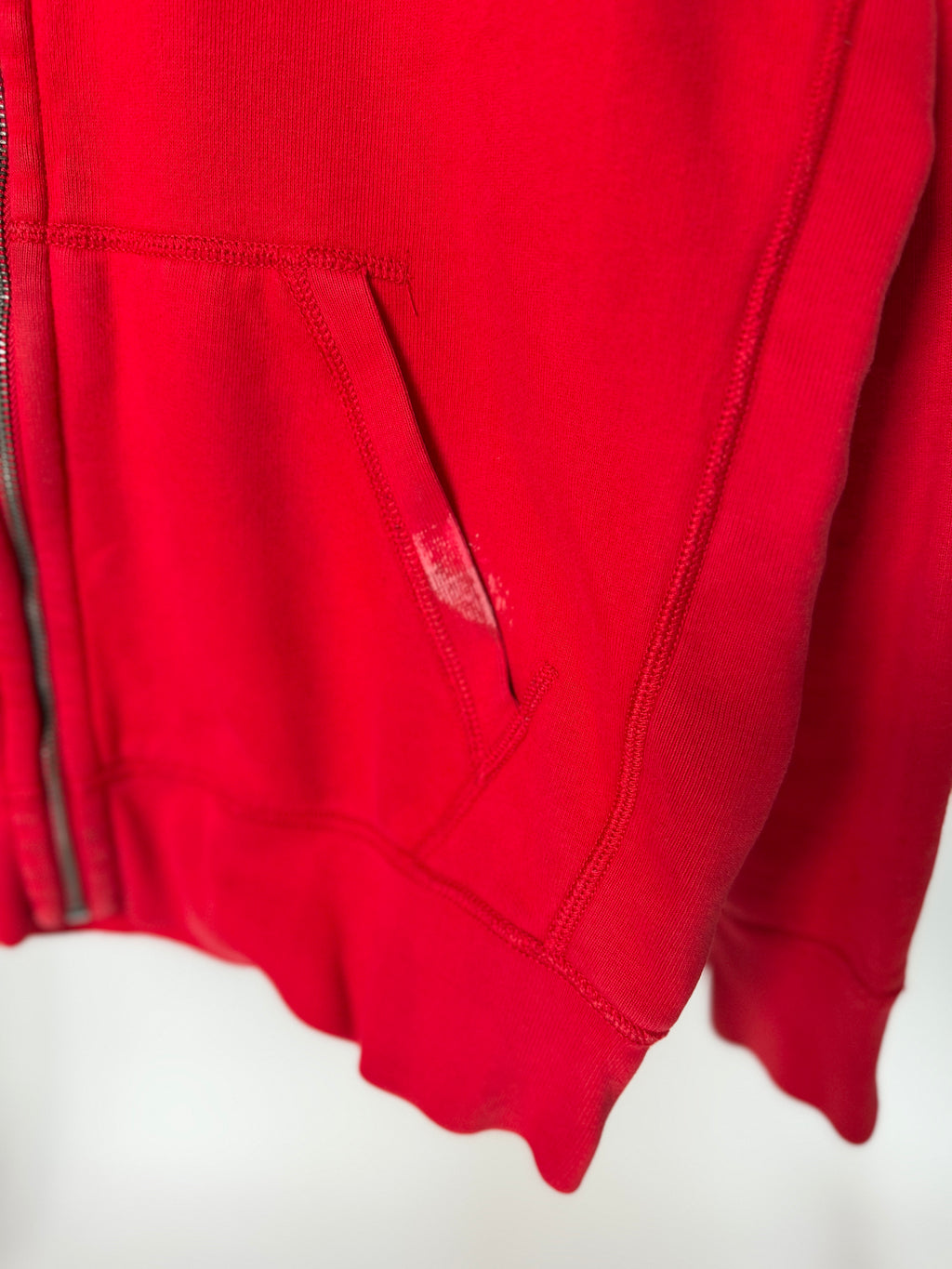 VINTAGE RED RALPH LAUREN ZIP-UP HOODIE