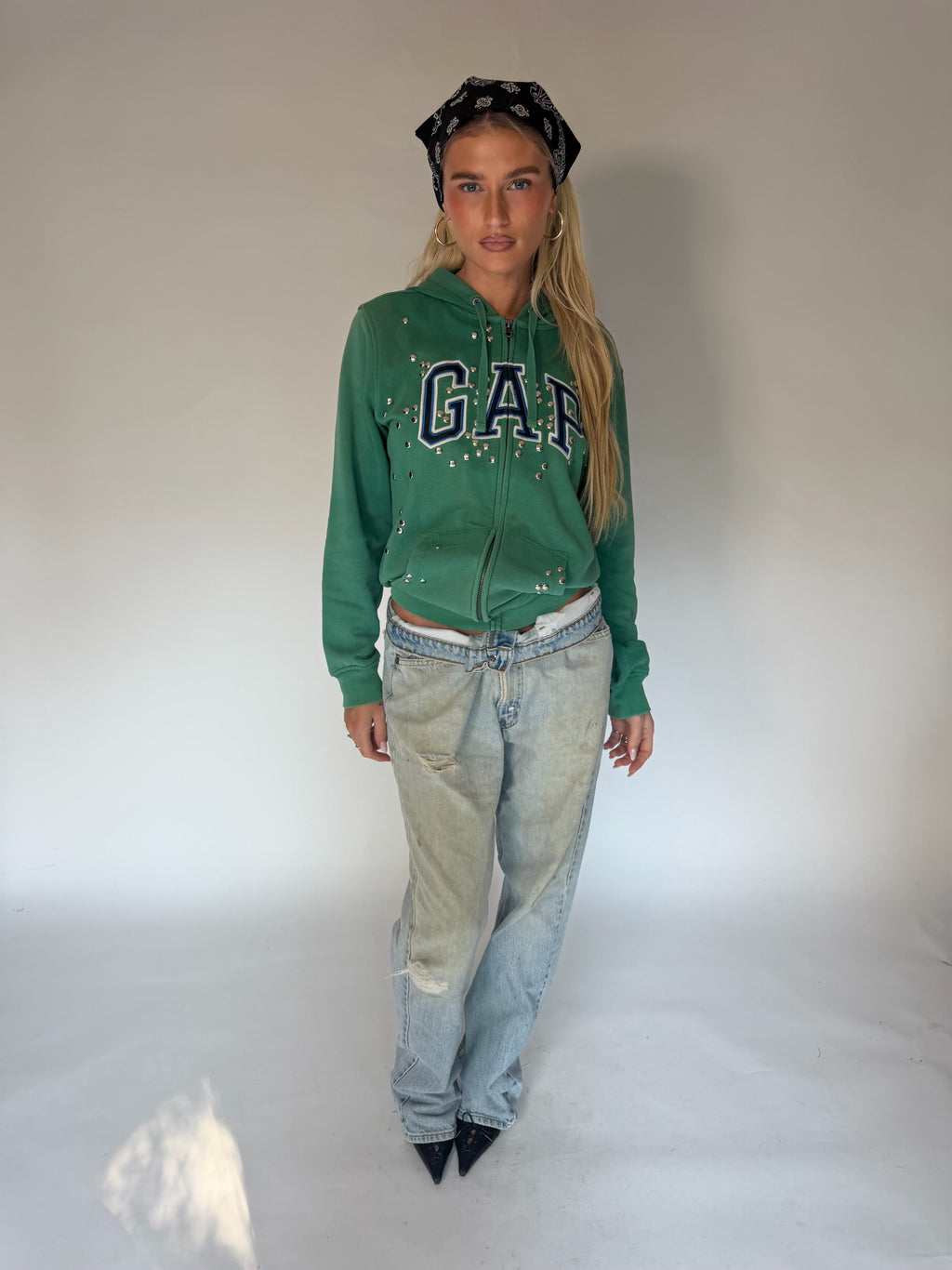 CUSTOMIZED GAP ZIP-UP HOODIE
