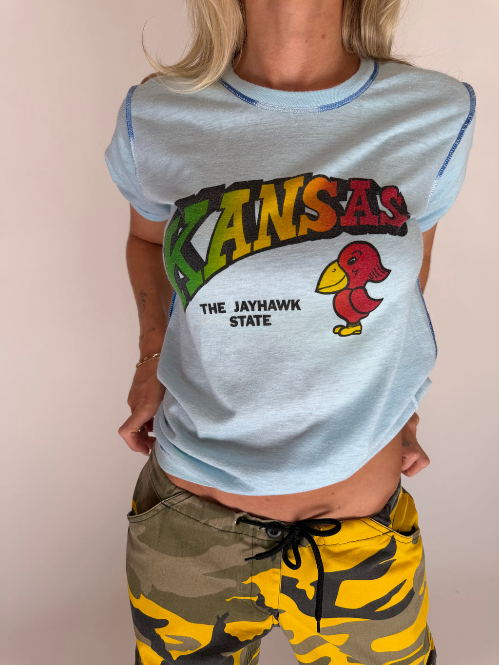 80’S SINGLE STITCH KANSAS TEE
