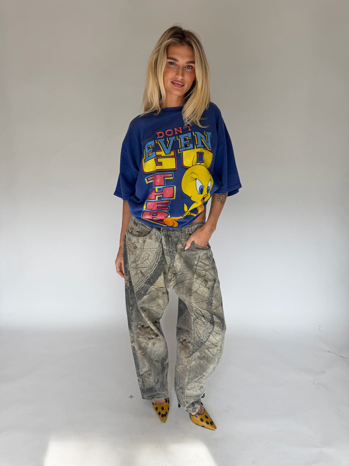 VINTAGE TWEETY “DON’T EVEN GO THERE” TEE