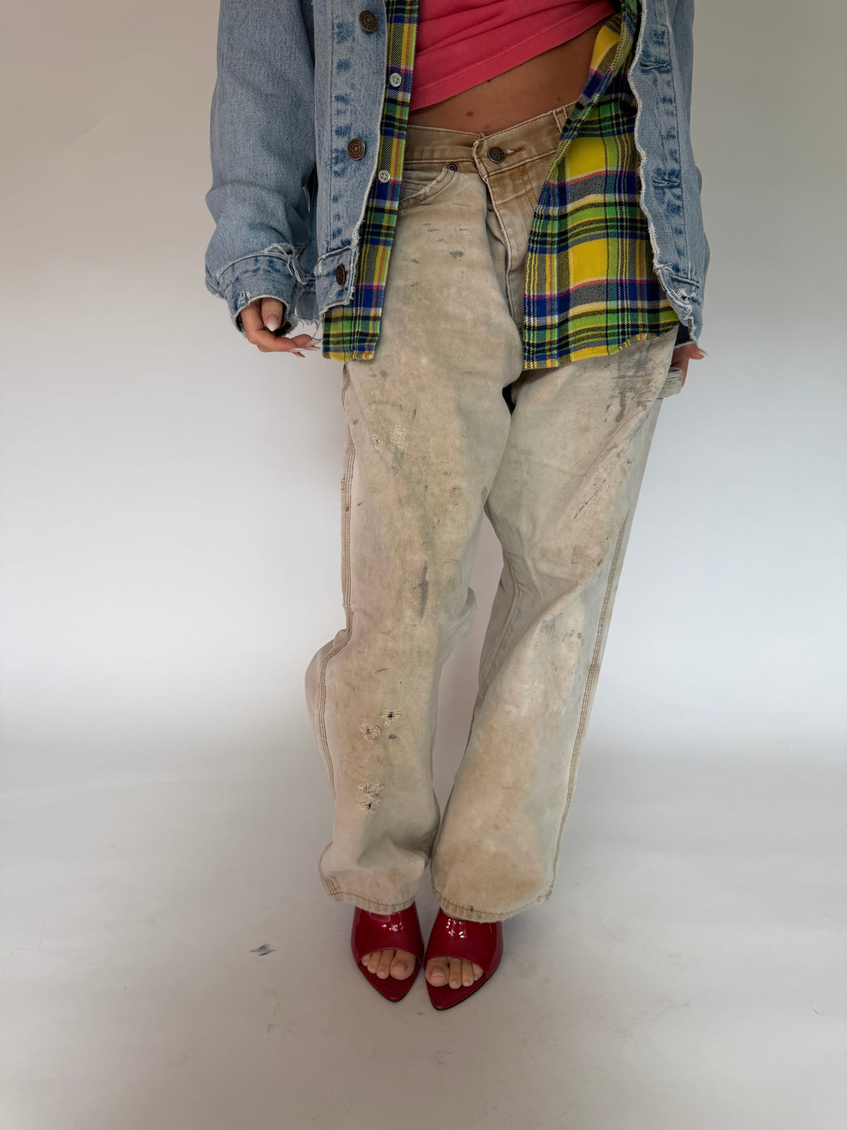 VINTAGE DICKIES DISTRESSED JEANS