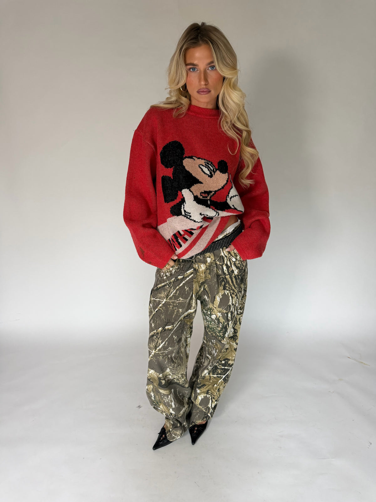 VINTAGE MICKEY MOUSE KNITTED SWEATER