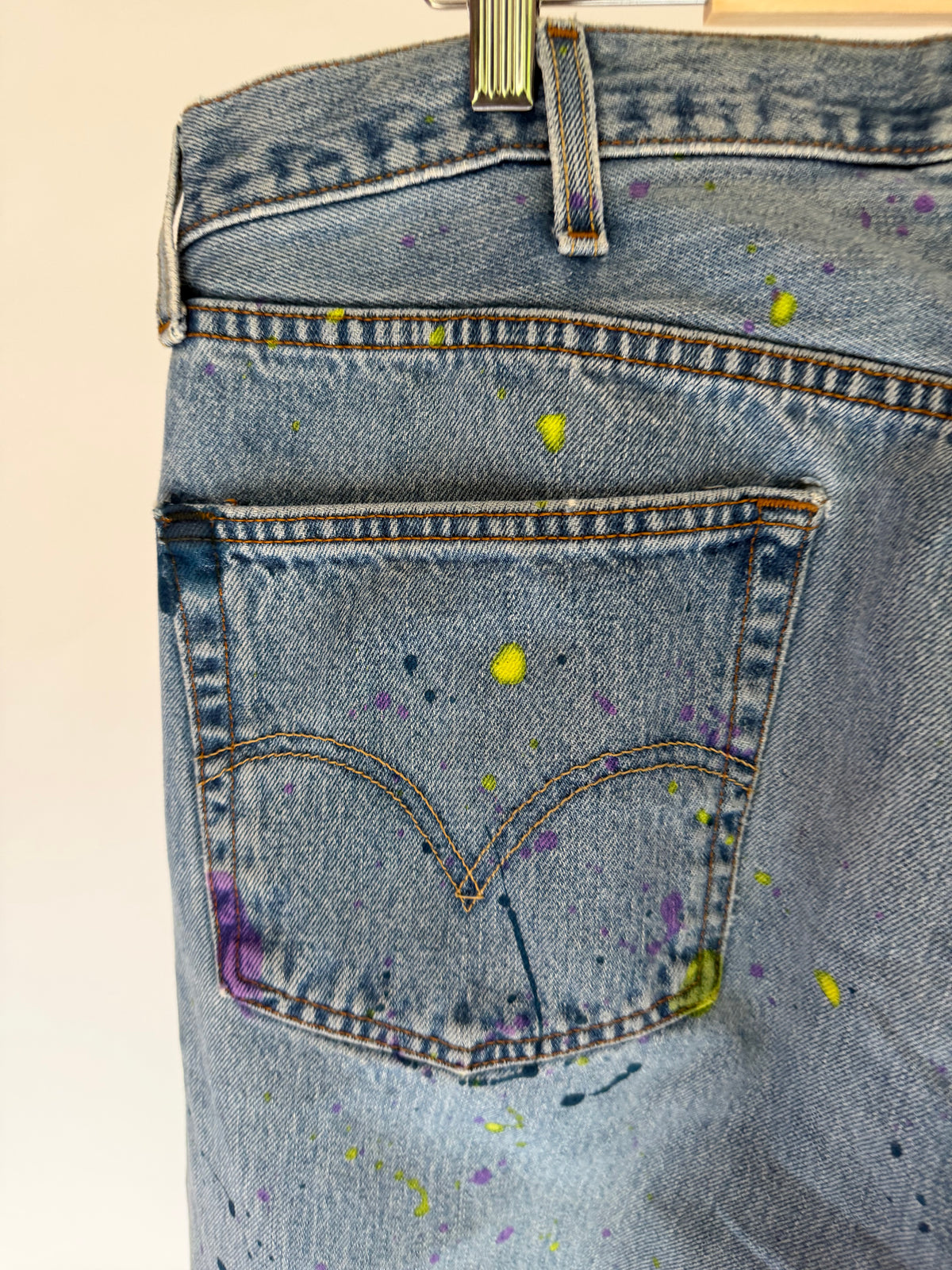 CUSTOM PAINTED LEVI’S 501 JEANS