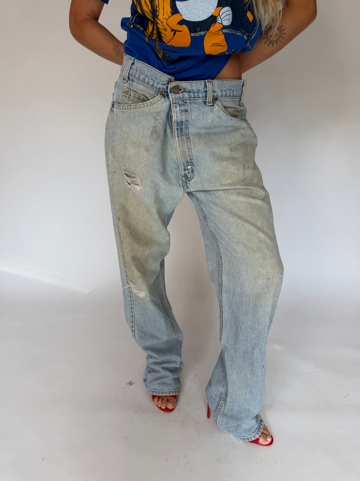 VINTAGE LEVI’S 505 JEANS ORANGE TAB