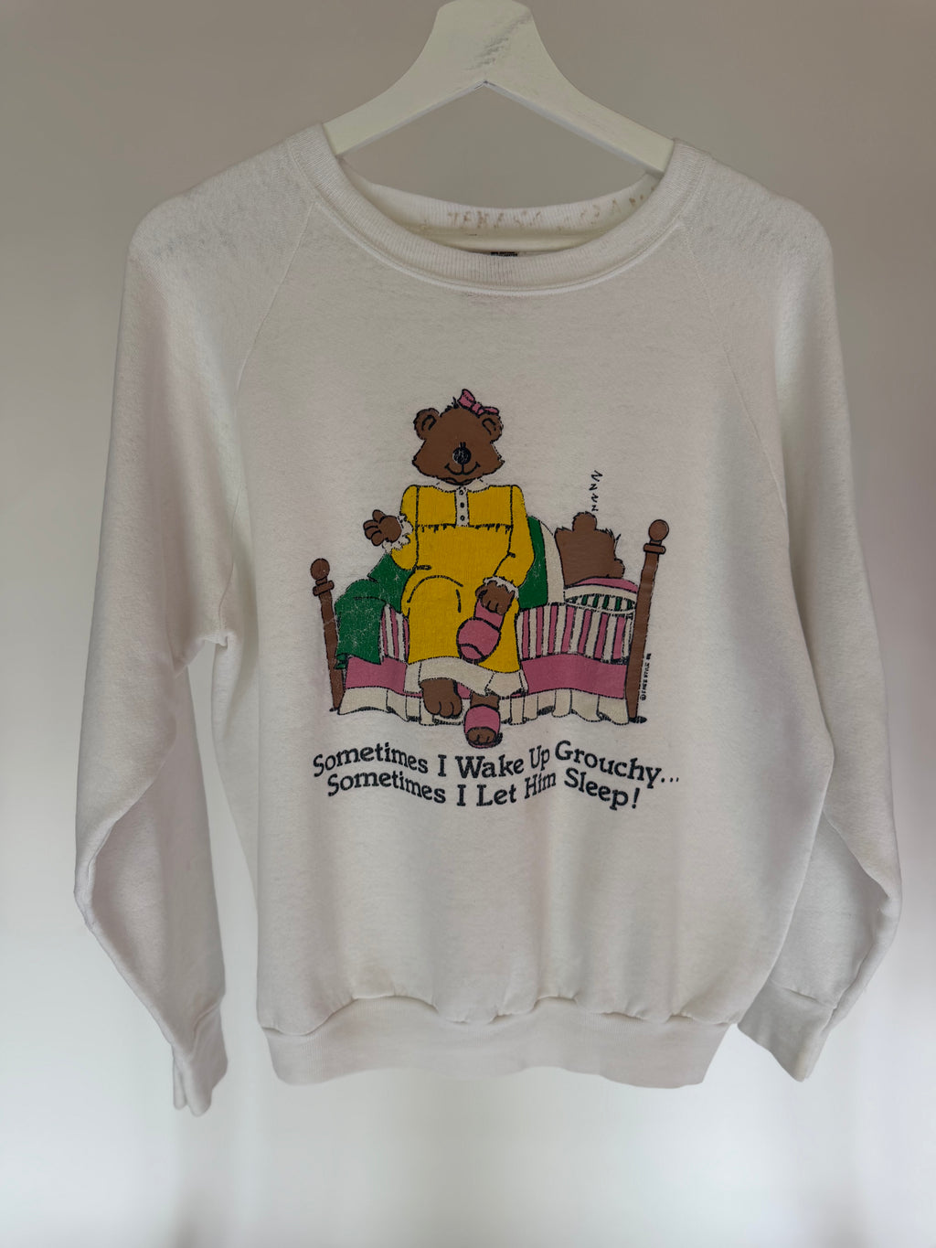 VINTAGE MR. GROUCHY BEAR SWEATSHIRT