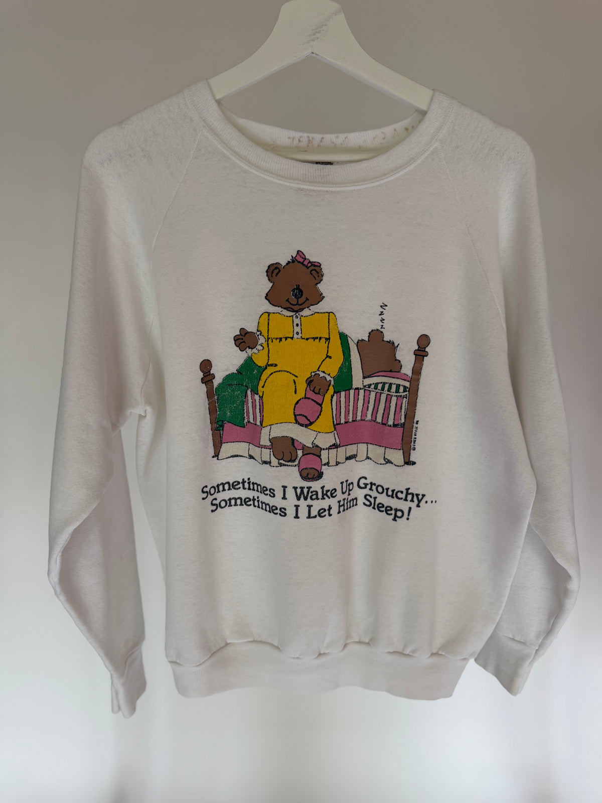 VINTAGE MR. GROUCHY BEAR SWEATSHIRT
