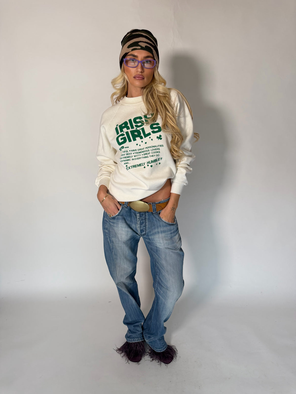VINTAGE NYC PATCHWORK DENIM JEANS