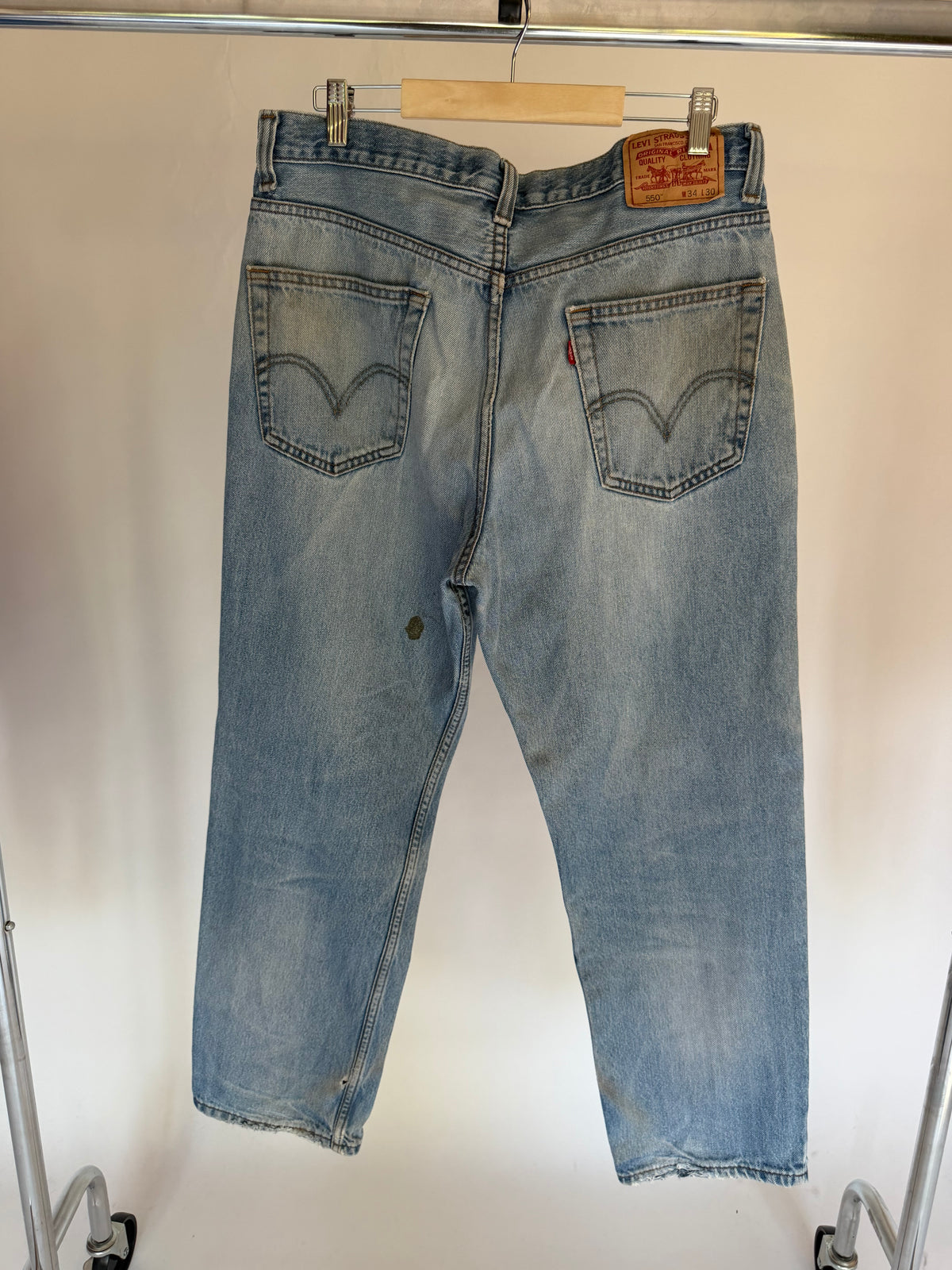 VINTAGE LEVI’S 550 PAINT JEANS