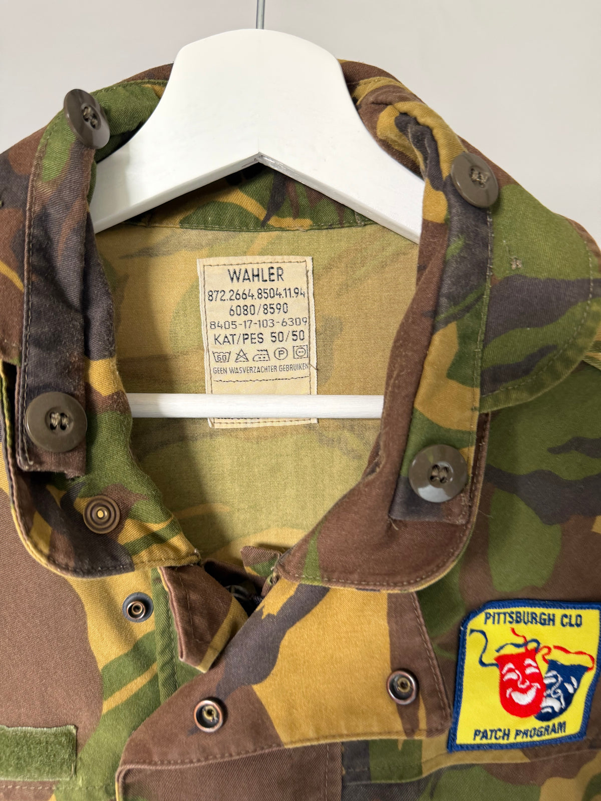 VINTAGE CUSTOMIZED CAMO PATCH JACKET