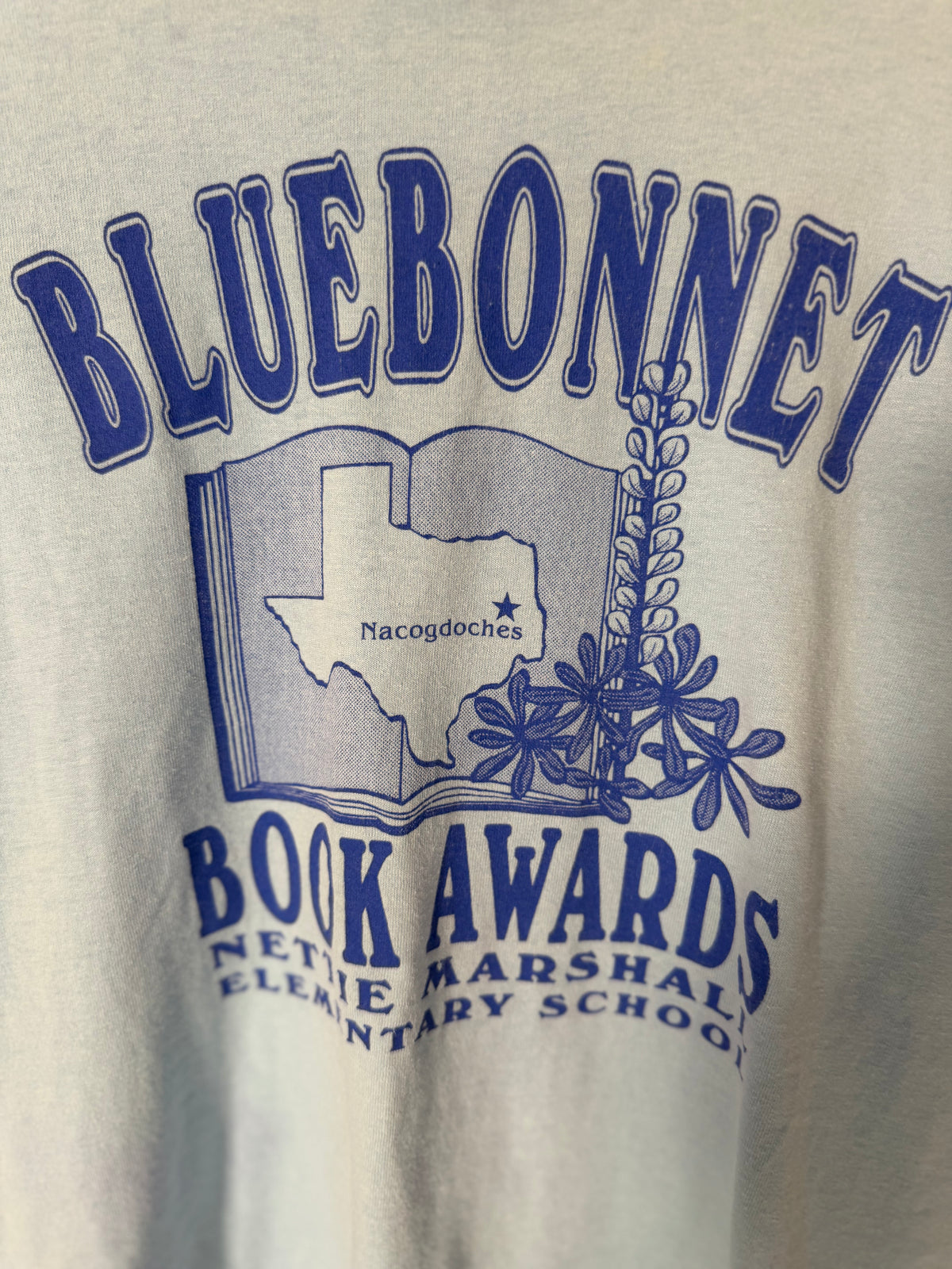 VINTAGE SINGLE STITCH BLUEBONNET BOOK AWARDS TEE