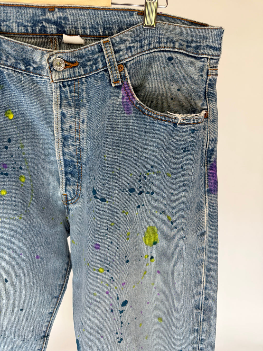 CUSTOM PAINTED LEVI’S 501 JEANS