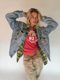 CUSTOMIZED DISTRESSED LEVI’S DENIM JACKET