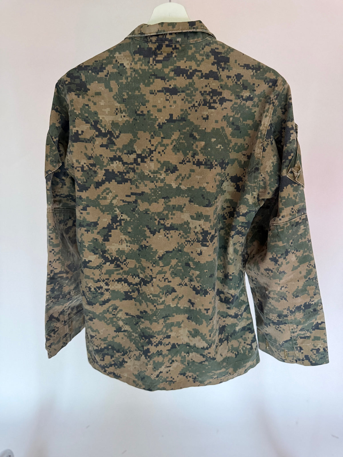 VINTAGE DIGITAL CAMOUFLAGE UTILITY JACKET