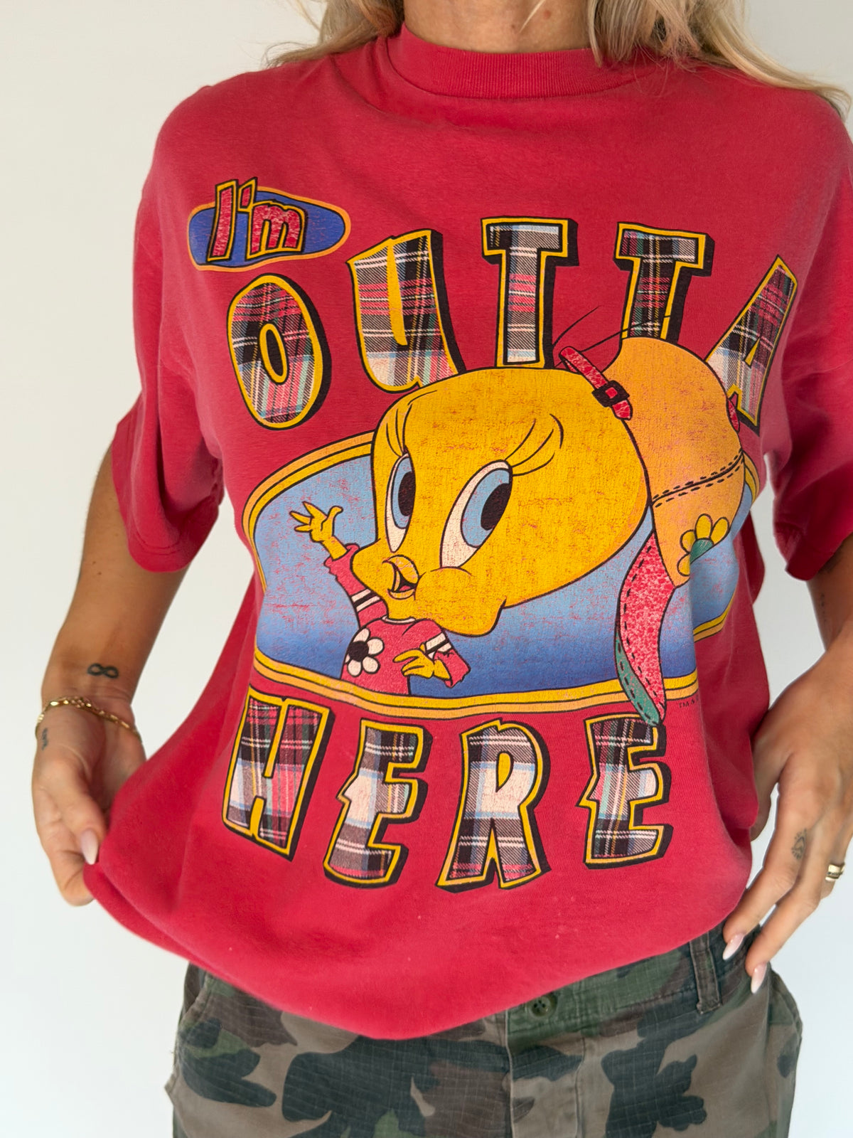 VINTAGE TWEETY “I’M OUTTA HERE” TEE