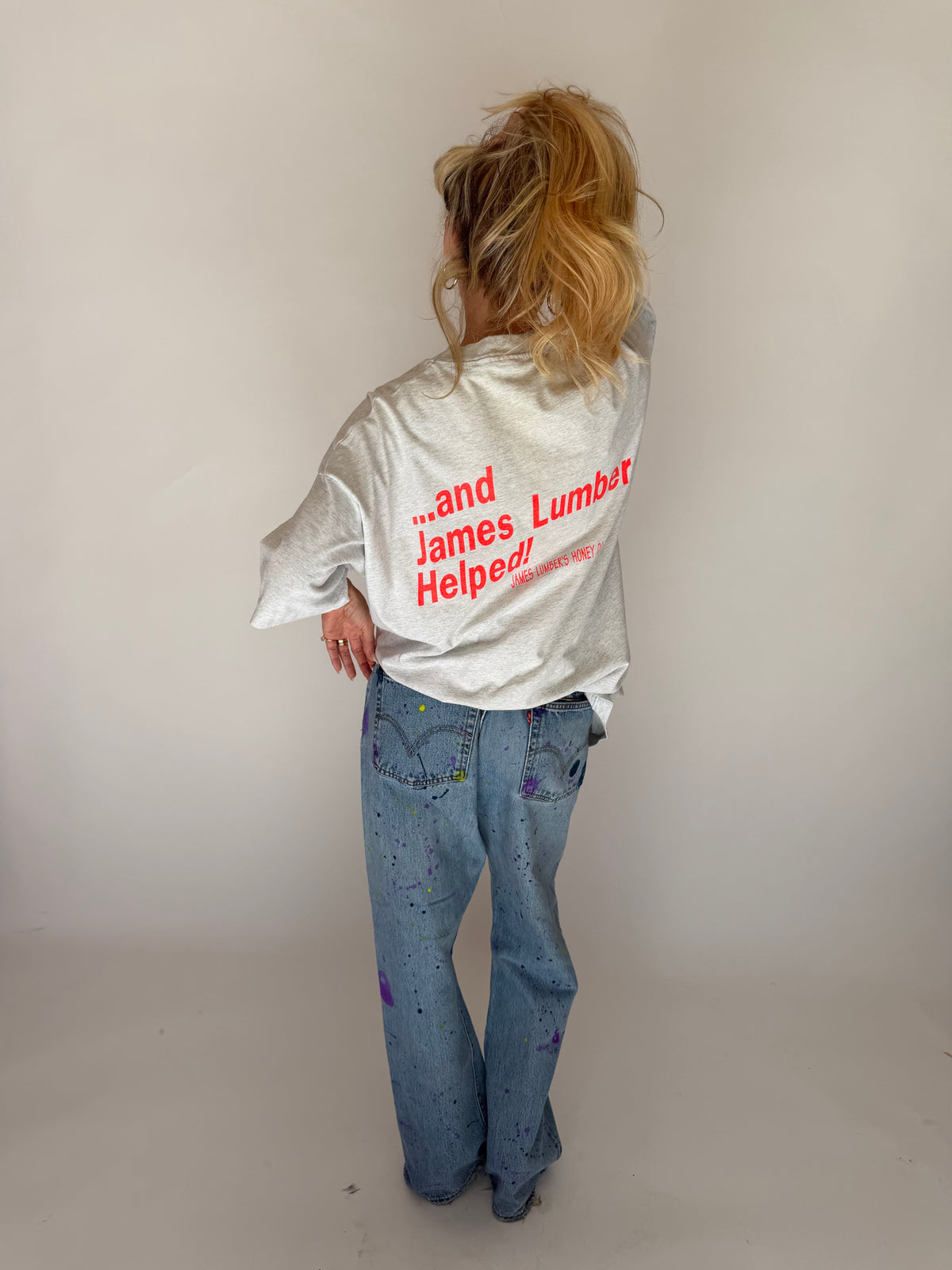 VINTAGE “HONEY DO THIS” GREY TEE