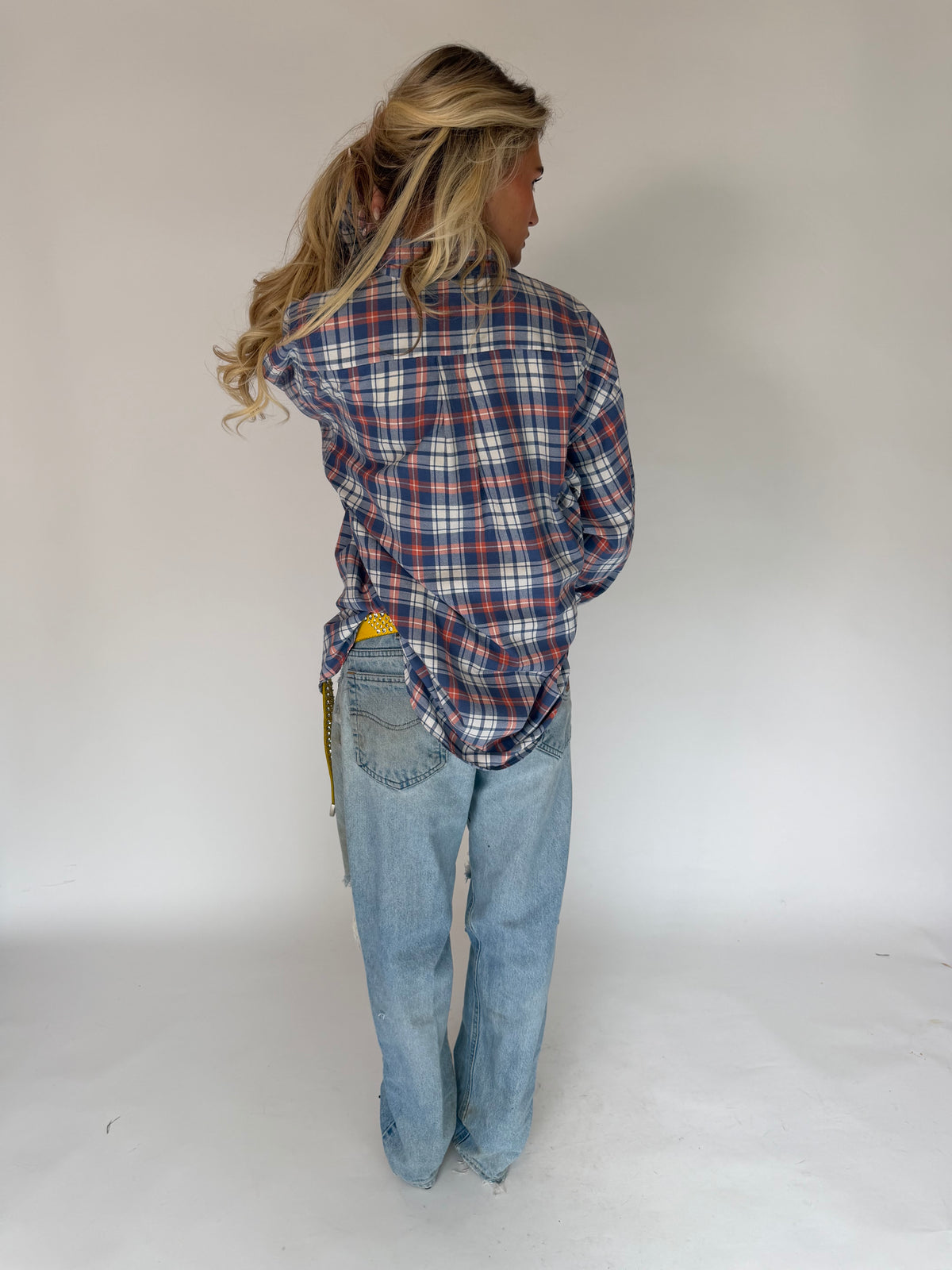 VINTAGE THE SIMPSONS PLAID SHIRT