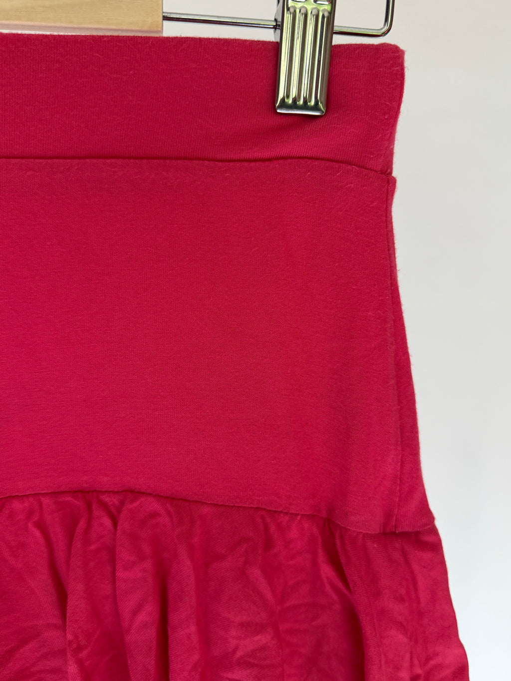 VINTAGE PINK RUFFLE MINI SKIRT
