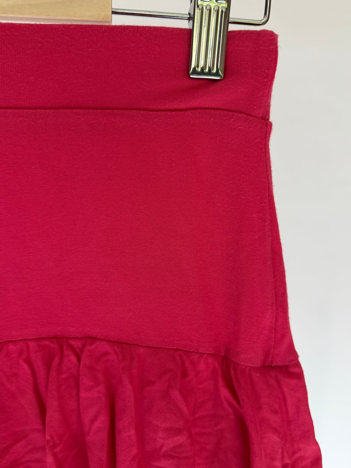 VINTAGE PINK RUFFLE MINI SKIRT