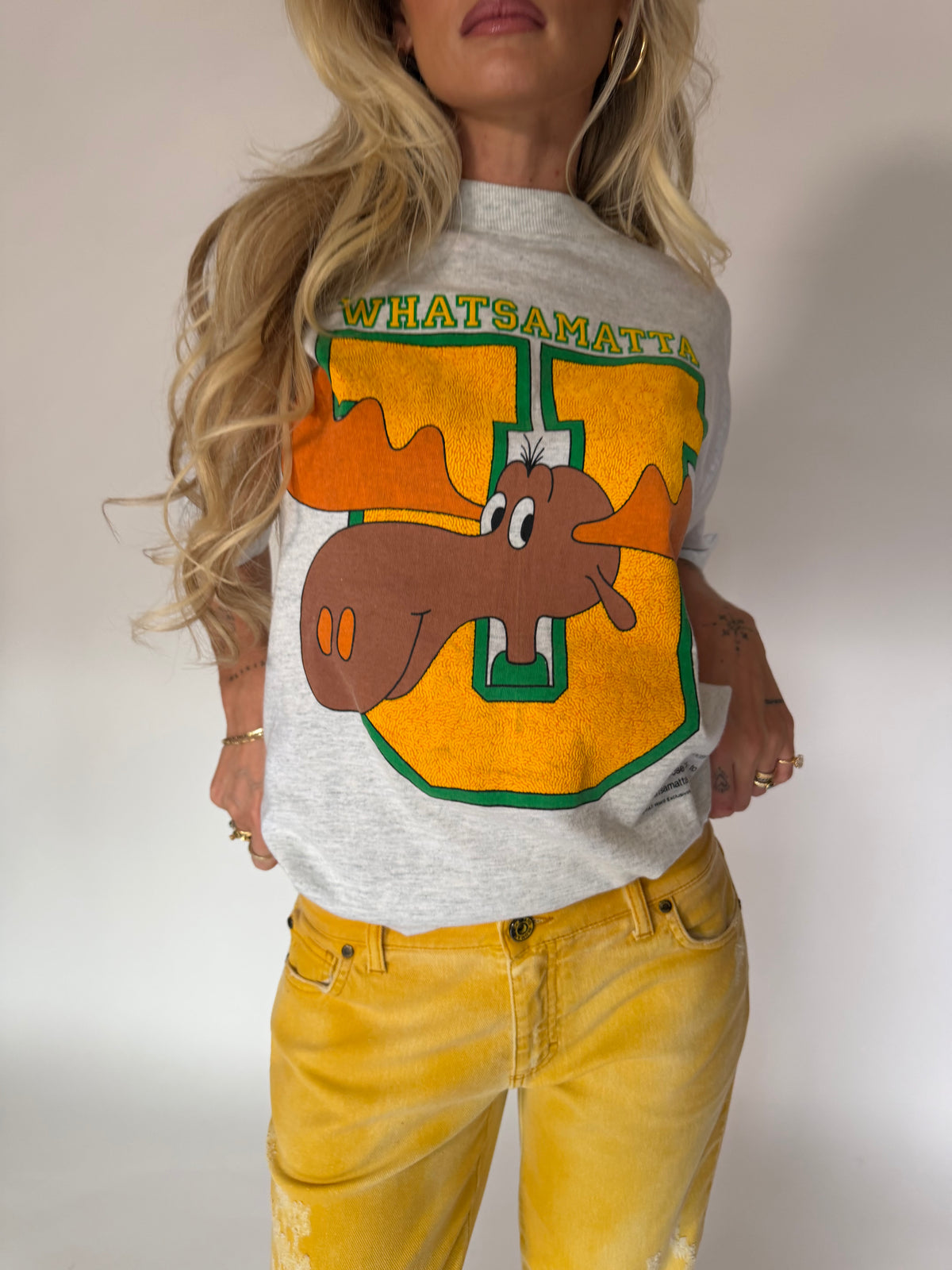 VINTAGE WHATSAMATTA U MOOSE TEE