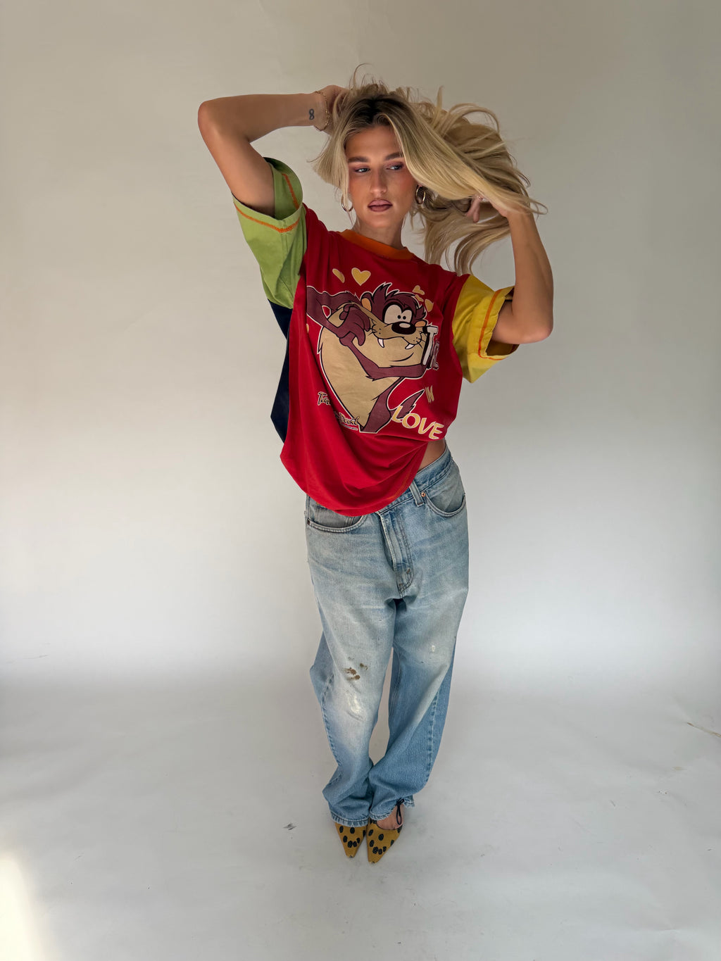 VINTAGE LEVI’S 550 PAINT JEANS