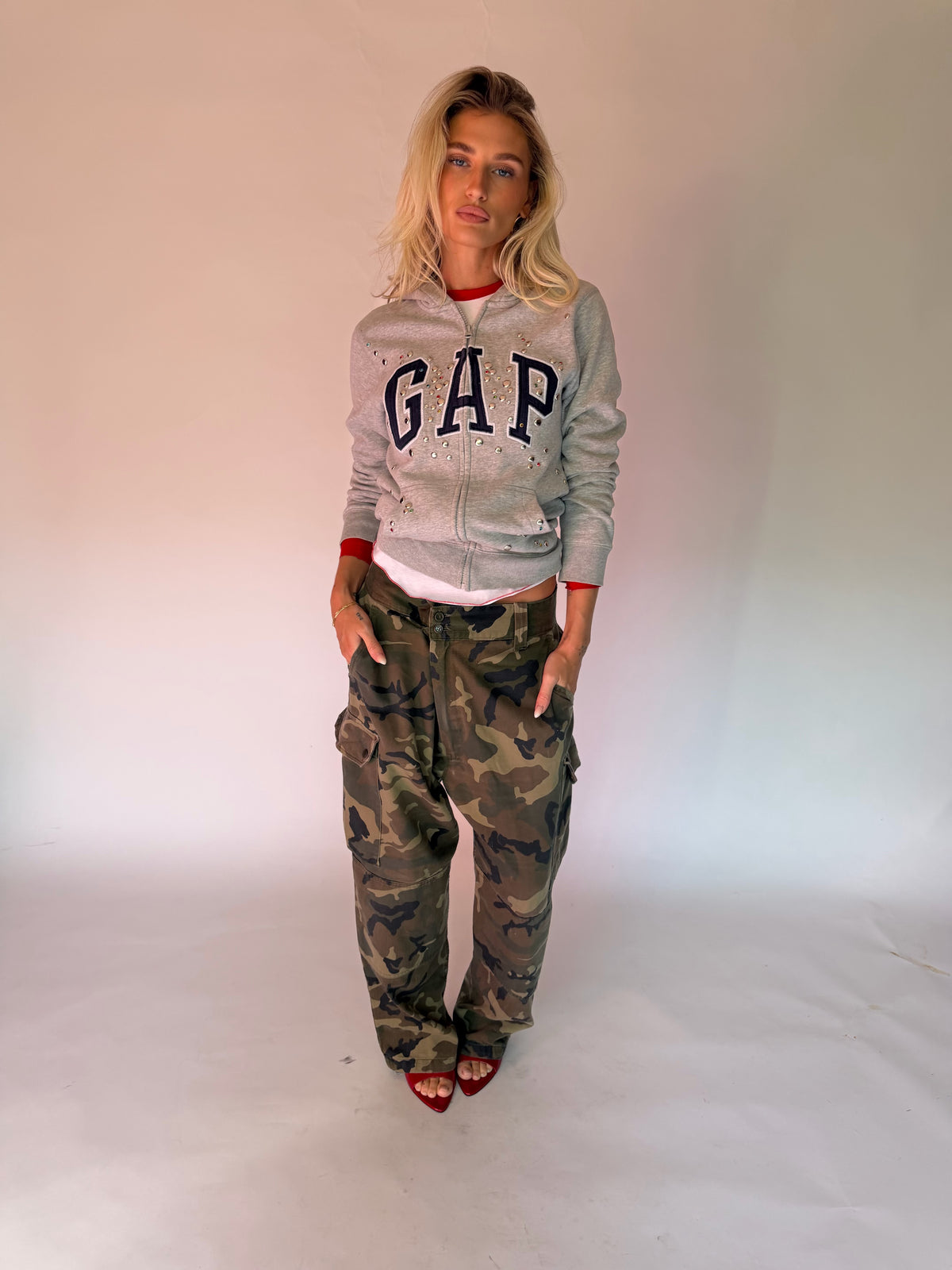 VINTAGE CAMO CARGO PANTS