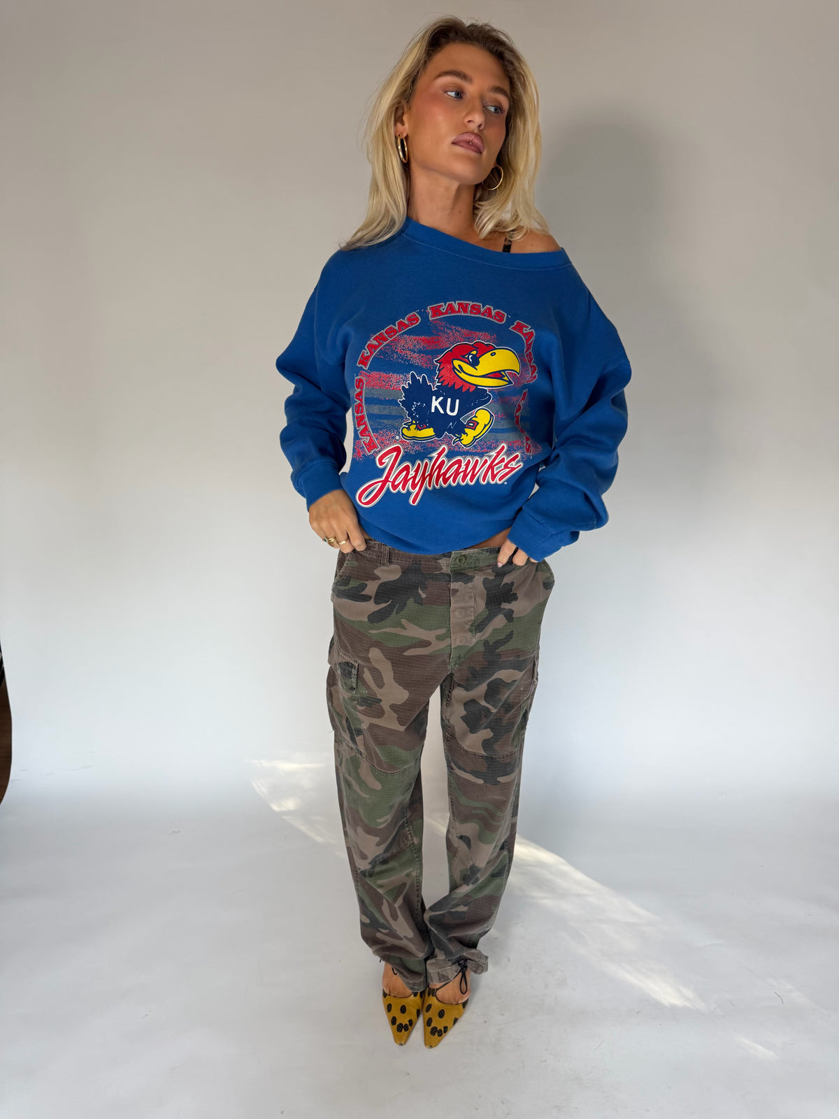 VINTAGE KANSAS JAYHAWKS SWEATER