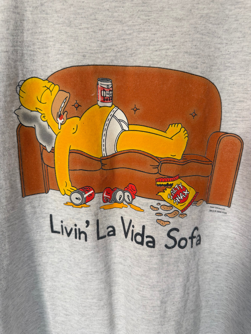 VINTAGE SIMPSONS LIVIN’ LA VIDA SOFA TEE