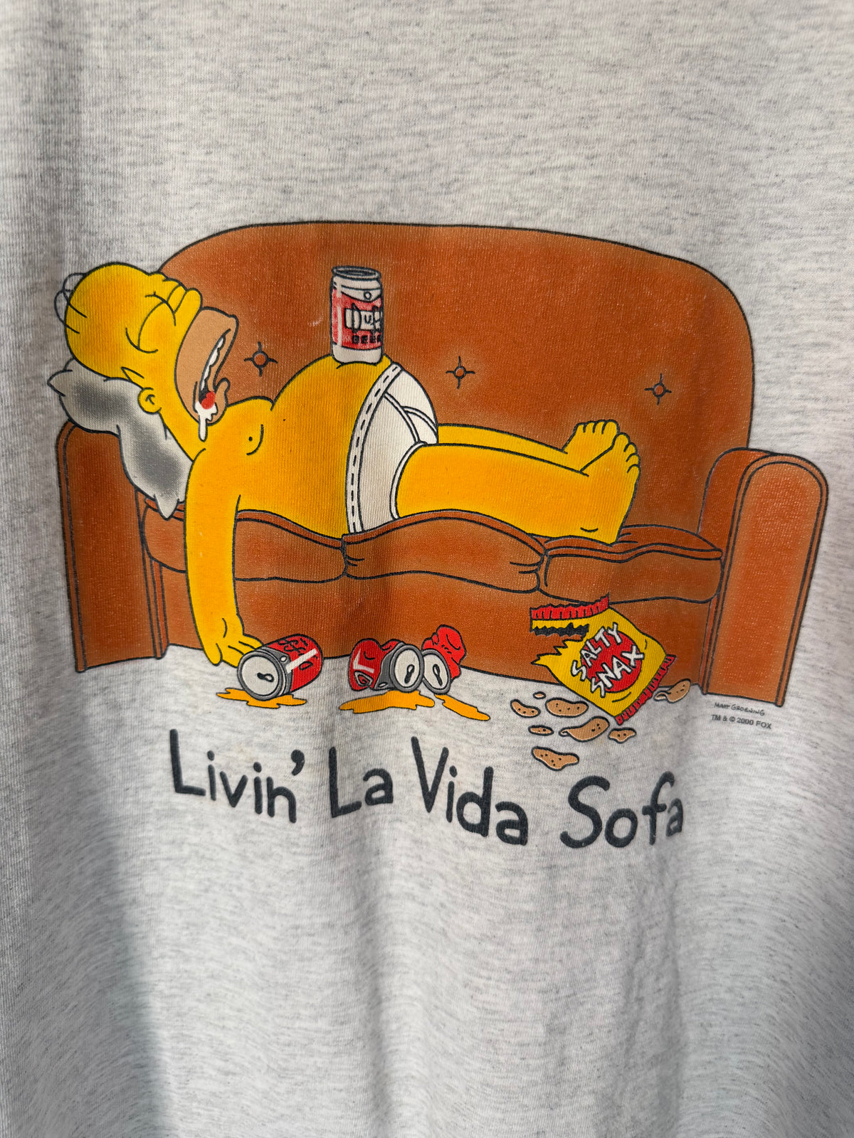 VINTAGE SIMPSONS LIVIN’ LA VIDA SOFA TEE